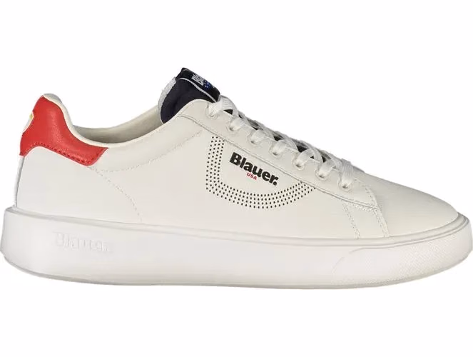 Bianco Polyurethane Men Sneaker