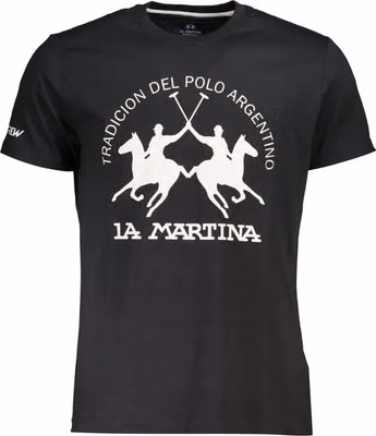 Black Cotton Men's T-Shirt