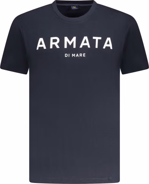 Blu Cotton Men T-Shirt