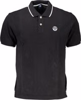 Black Cotton Men's Polo Shirt 1