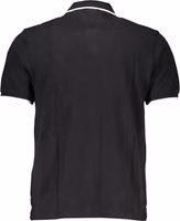 Black Cotton Men's Polo Shirt 2