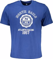 Blue Cotton Men T-Shirt 1
