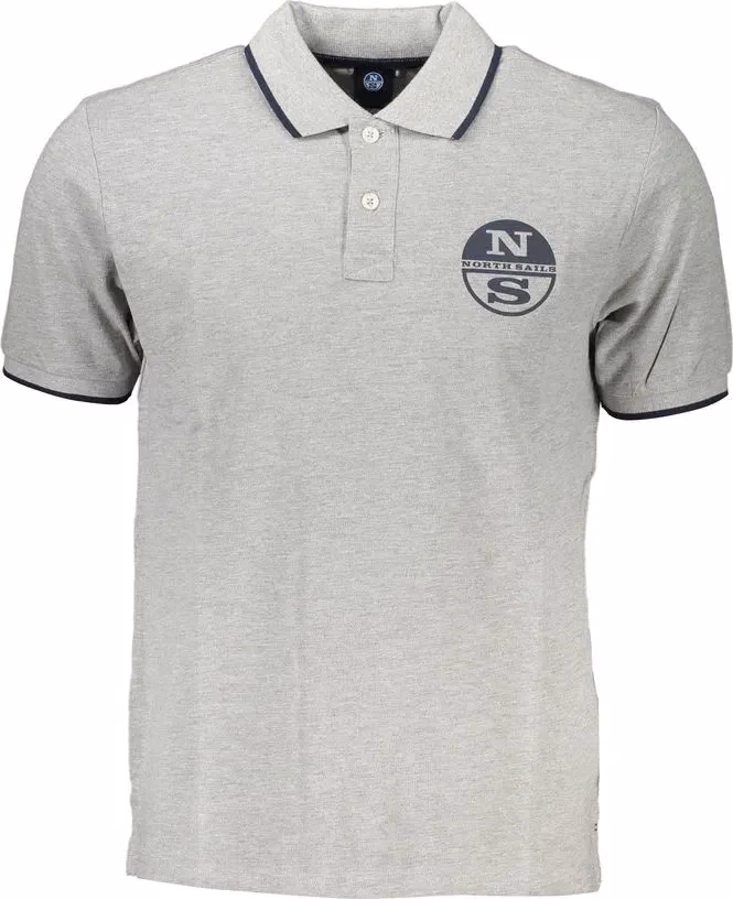 Grigio Cotton Mens Polo Shirt