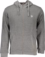 Grigio Cotton Men's Hooded Sweatshirt 1