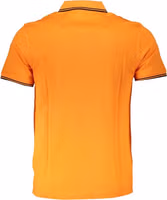 Orange Cotton Polo Shirt 2