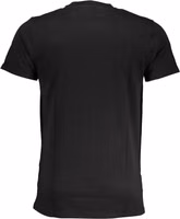 Black Cotton Men T-Shirt 2