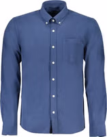 Blue Organic Cotton Men Shirt 1