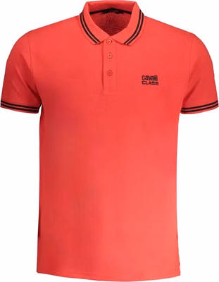 Red Cotton Mens Polo Shirt