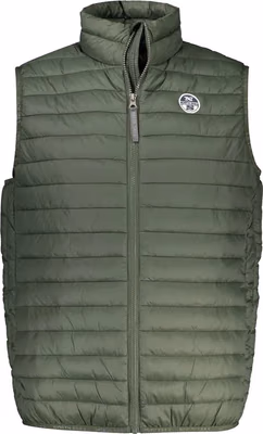 Verde Poliammide Mens Vest