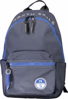 Blu Polyester Men Backpack 1