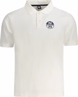 White Cotton Men Polo Shirt 1