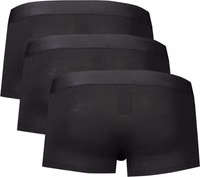 Black Polyester Men's Boxer Briefs 2
