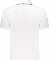 White Cotton Men Polo-Shirt 2