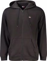 Black Cotton Men's Hoodie Sweatshirt 2
