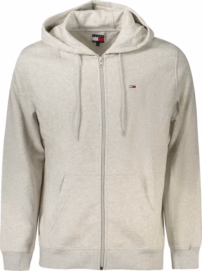 Grigio Cotton Men's Sweatshirt Hoodie
