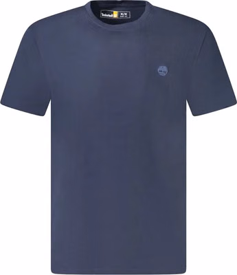 Blue Cotton Men T-Shirt