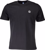 Black Cotton Men T-Shirt 1