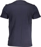 Blue Cotton Men T-Shirt 2