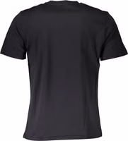 Black Cotton Men T-Shirt 2
