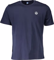 Blue Cotton Mens T-Shirt 1