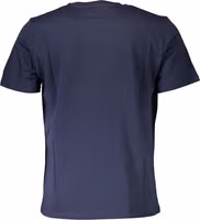 Blue Cotton Mens T-Shirt 2