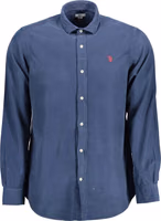 Blue Cotton Mens Shirt 1