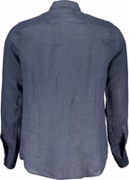 Blu Linen Men Shirt 2