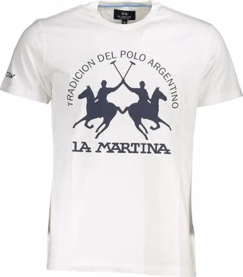 White Cotton Men T-Shirt