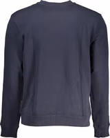 Blu Cotton Men Sweatshirt 2