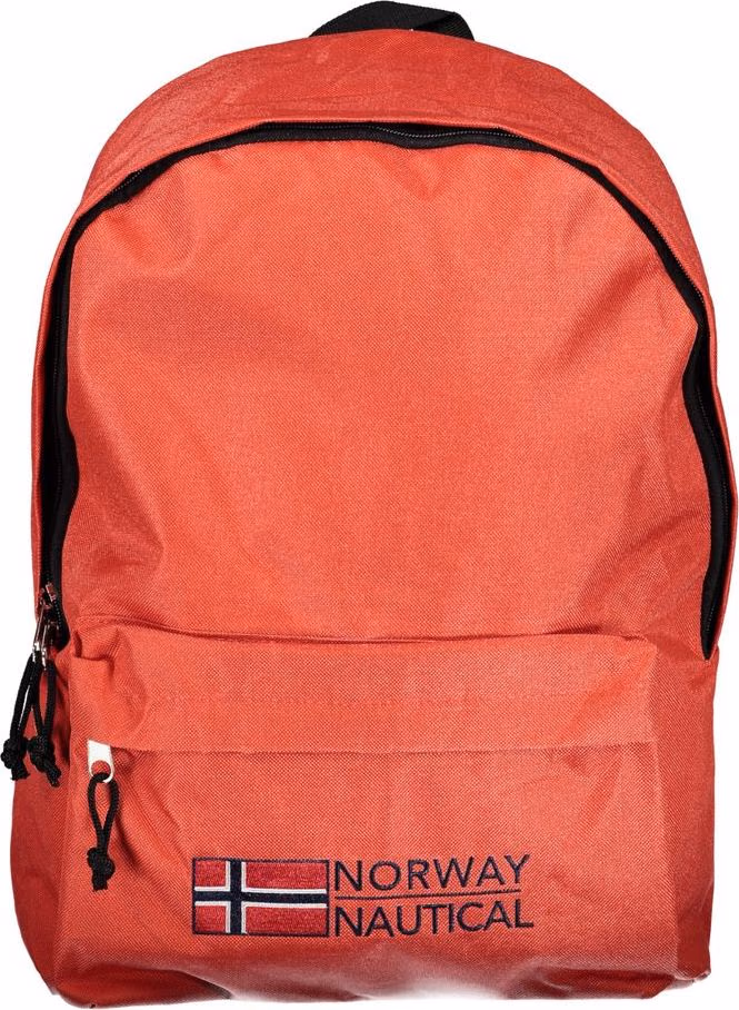 Rosso Polyester Men Backpack