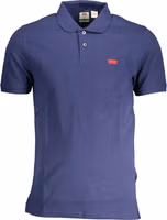 Blue Cotton Men Polo 1