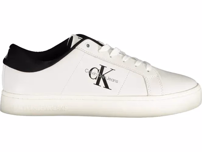Bianco Polyurethane Men Sneaker