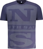 Blue Cotton Men T-Shirt 2