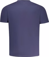Blue Cotton Men T-Shirt 3