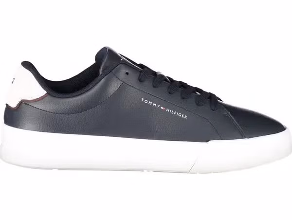 Blue Leather Men Sneaker