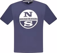 Blue Cotton Men T-Shirt 1