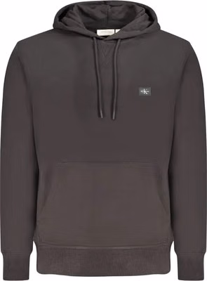 Black Cotton Men's Hoodie