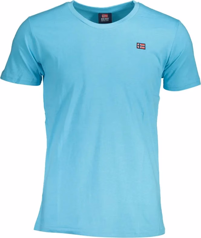 Azzurro Cotton Men T-Shirt