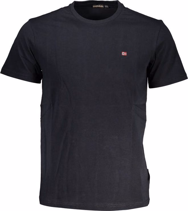 Black Cotton Men's T-Shirt