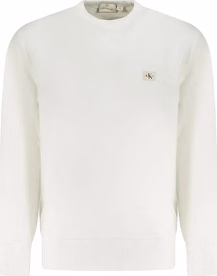 White Cotton Men Sweatshirt