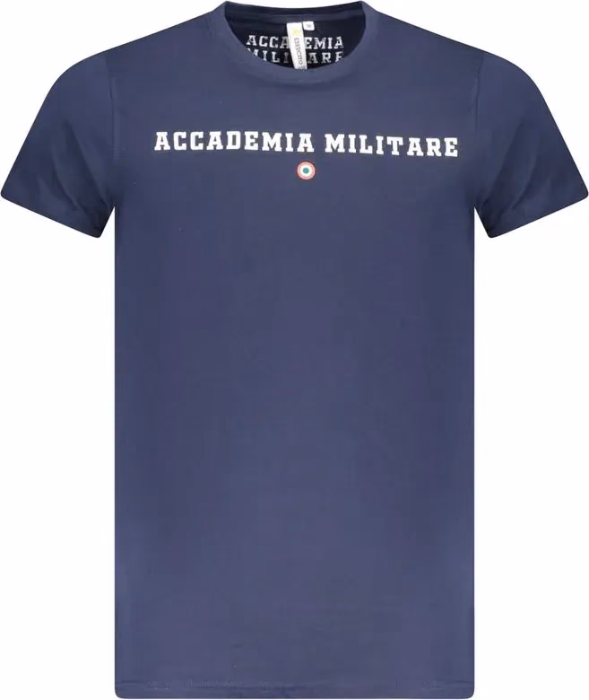 Blu Cotton Men T-Shirt