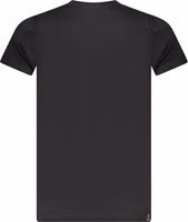 Black Cotton Men's T-Shirt 2