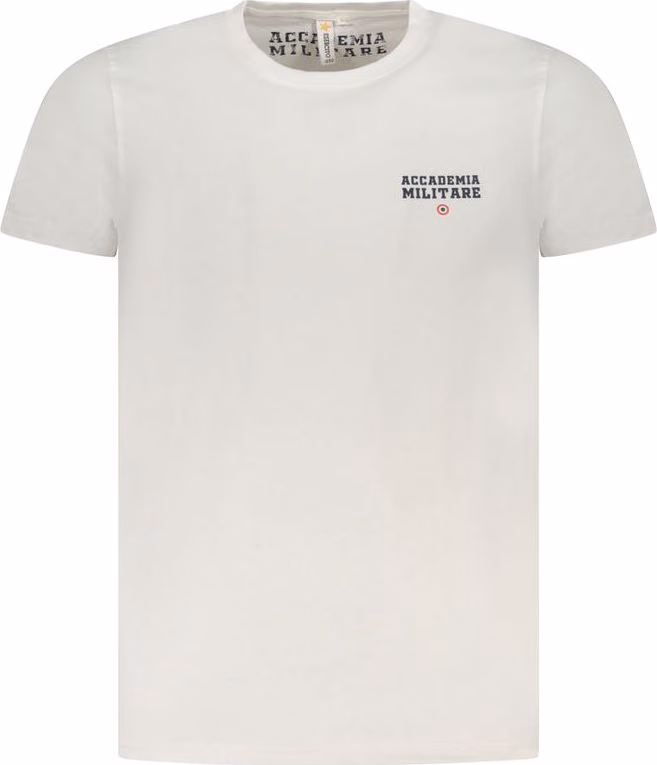 White Cotton Men's T-Shirt