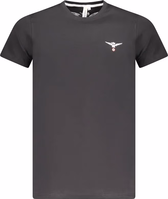 Black Cotton Men's T-Shirt
