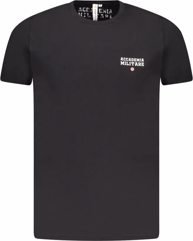 Black Cotton Men's T-Shirt