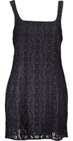 Black Polyester Women Dress 1