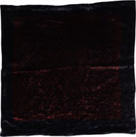 Black Red Viscose Square Men Foulard Scarf 2