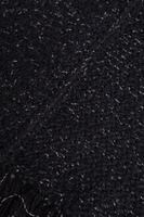 Black Cashmere Neck Warmer Wrap Shawl Scarf 4