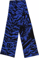 Blue Black Logo Neck Warmer Wrap Shawl Scarf 2