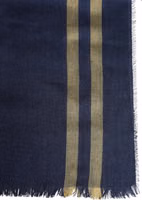 Blue Cashmere Neck Warmer Wrap Shawl Scarf 2